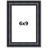 PosterPalooza | Photo Size Linear Black Picture Frame - UV Acrylic, Foam Board Backing, Hanging Hardware - 2 of 4