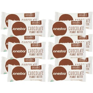 Jonesbar Organic Chocolate Peanut Butter Bar - Case of 12/1.7 oz - 1 of 4