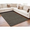 5' X 8'  and Ivory Wool Striped Hand Tufted Area Rug - 2 of 4