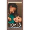 PosterPalooza | Shabby Chic Brown Picture Frame - UV Acrylic, Foam Board Backing, Hanging Hardware - 2 of 4