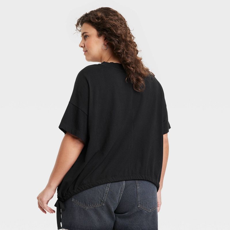Women's Short Sleeve Side Ruched T-Shirt - Universal Thread™, 3 of 7