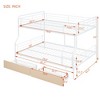 Sturdy Full XL Over Queen Metal Bunk Bed with Underbed Drawers - 4 of 4