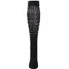 Memoi Women's Marquee Idol Faux Gemstone Knee High Socks Black One Size - 2 of 3