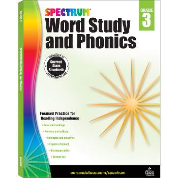Spectrum Word Study and Phonics, Grade 3 - (Paperback)