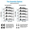 Kumasinova 5 Tier Wire Shelving Unit,7500/6000LBS Height Adjustable Metal Garage Storage Shelves,Heavy Duty Storage Rack for Warehouses,Kitchen,Garage - 3 of 4