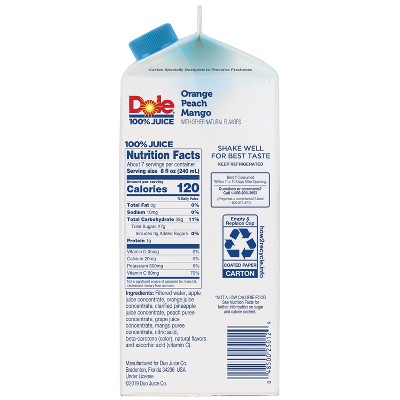 Dole Orange Peach Mango Juice - 59 fl oz