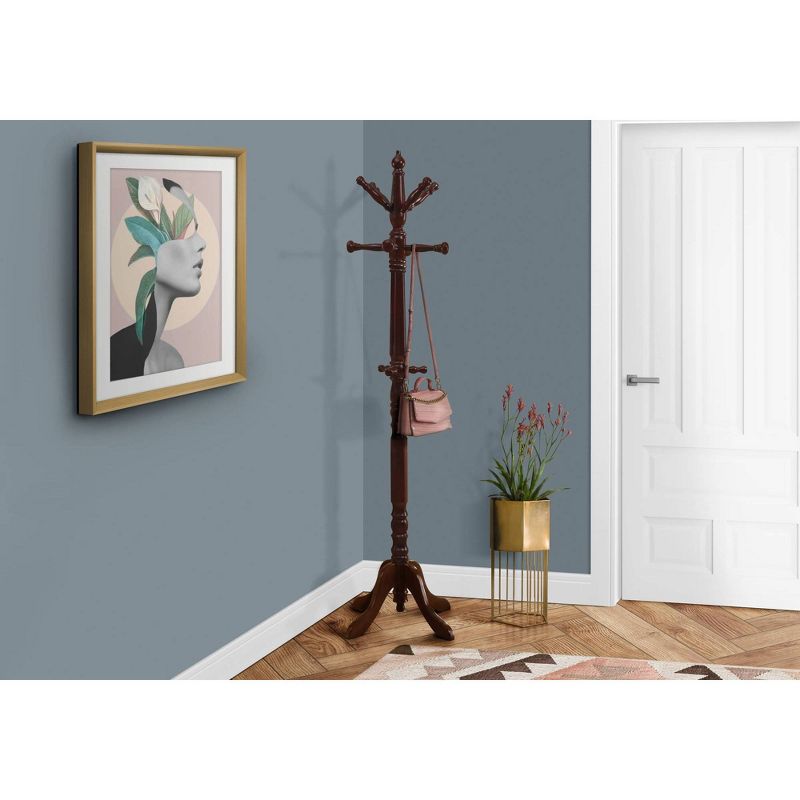 73" Traditional Style Coat Rack - EveryRoom, 3 of 7