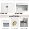 Floating Bathroom Vanity with Soft Closing Door, Combo Cabinet Undermount Sink, Storage Cabinet Modern Bath Vanity with Replaceable Metal Handles - 4 of 4