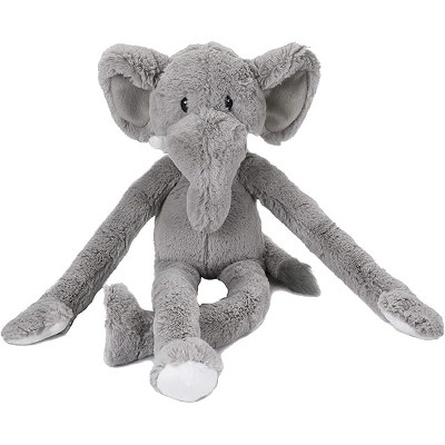 Swingin Safari 19-Inch Large Plush Dog Toy with Extra Long Arms and Legs with Squeakers