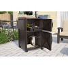 Suncast 40 Inch Counter Outdoor Meal Serving Station And Patio