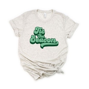 Simply Sage Market Women's Retro Tis The Season Short Sleeve Graphic Tee - 1 of 2