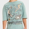 Boys' Jurassic Park T-Shirt - Green - 2 of 4
