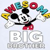 Boys' - Disney - Awesome Big Brother Short Sleeve Graphic T-Shirt - 2 of 4