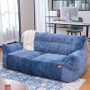 Hooseng Bean Bag Chair, Bean Bag Sofa with Tufted Soft Stuffed Filling, Big Bean Bag Chairs for Adults Oversized Beanbag Chair Lazy Sofa - 4 of 4