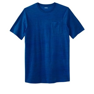 KingSize Shrink-Less Lightweight Longer-Length Crewneck Pocket T-Shirt - 1 of 4