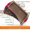 NutriChef 2-Piece Baking Pan Set - PFOA, PFOS, PTFE Free Nonstick Golden Coating Carbon Steel Bakeware - Kitchen Bake Cookie Sheet Stackable Tray - 3 of 4