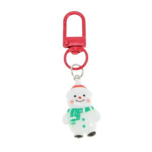 Unique Bargains Christmas Keychain Lobster Clasp Alloy Resin Multiple Colors 1 Pc - 1 of 3