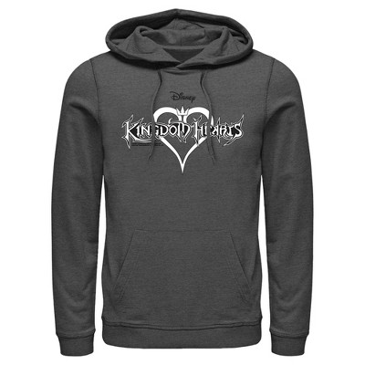 Men's Kingdom Hearts 1 Sketch Logo Pull Over Hoodie