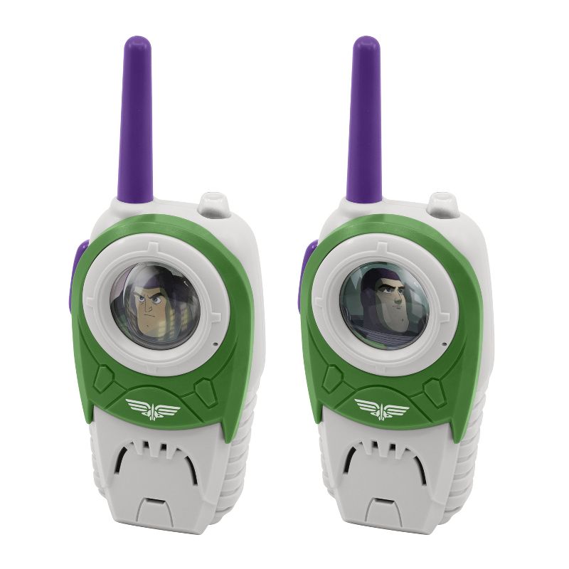 eKids Disney Pixar Lightyear Walkie Talkies for Kids, Indoor and Outdoor Toys for Fans of Buzz Lightyear Toys - Green (LY-212.EXV22M), 3 of 4