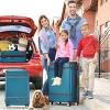 4 Piece ABS Luggage Set with Spinner Wheels TSA Lock and Travel Cosmetic Case Lightweight for Vacation - Cuddlewood - 2 of 4
