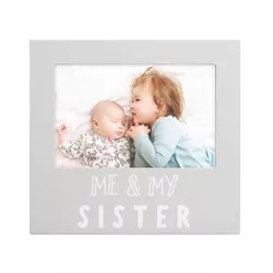 Pearhead Sentiment Me And My Sister Frame - Gray 4"x6"