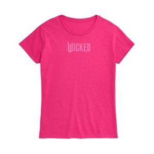 Women's - Wicked - Pink Logo Short Sleeve Graphic T-Shirt - 1 of 3