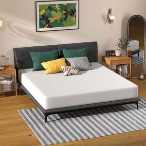 BestMassage 10 Inch Green Tea Memory Foam Mattress Cooling Gel Infused Mattress Medium Firm Mattresses - 1 of 4