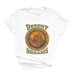 Simply Sage Market Women's Desert Dreams Circle Short Sleeve Graphic Tee - 1 of 3