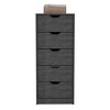 NicBex 5 Drawer Dresser with Superior Top Modern Closet Organizers and Storage Chests of Drawers for Bedroom, Living Room, Hallway - 3 of 4