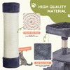 ELJGET 62" Large Cat Tree Tower, Multi-Level Cat Tower for Large Cats with Scratching Posts, Cozy Perches & Jumping Platforms, Grey - 3 of 4