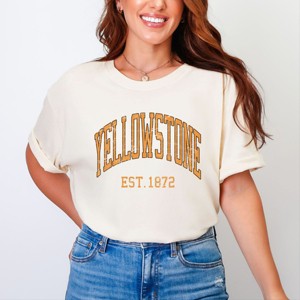 Simply Sage Market Yellowstone Est. 1872 Garment Dyed Tee - 1 of 4
