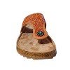 Very G Womens Danni 2 Floral Detail Fashion Flip Flop Sandal, Rust - 4 of 4