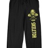 He-Man and the Masters of the Universe Skeletor Men's Black Sleep Pants - 2 of 4