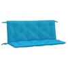 vidaXL Garden Bench Cushions 2 pcs Light Blue 47.2"x19.7"x2.8" Oxford Fabric - 2 of 4