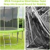 12FT Trampoline with Safety Enclosure Net & Ladder, Secure Outdoor Bounce for Family Fun, Backyard Trampoline for Kids and Adults - 4 of 4