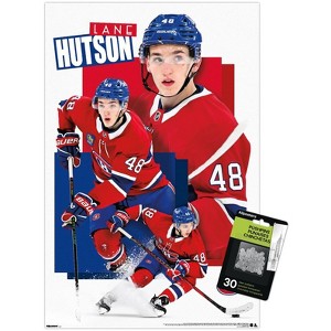 Trends International NHL Montreal Canadiens - Lane Hutson 25 Unframed Wall Poster Prints - 1 of 4