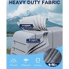 RV & Trailer Covers Automotive Accessories Cover 4 Layers for Camper Motorhome RV 18FT to 35FT, Breathable, Windproof, Waterproof, Anti-UV, Gray - 4 of 4