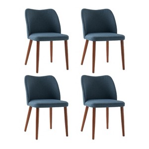 Elisa Mid-century Modern Upholstered Dining Chair Set of 4 | ARTFUL LIVING DESIGN - 1 of 4