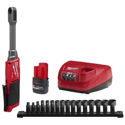 Milwaukee 3050-21 M12 FUEL INSIDER Extended Reach Box Ratchet Kit