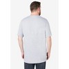 KingSize Shrink-Less Lightweight Longer-Length Crewneck Pocket T-Shirt - 3 of 4