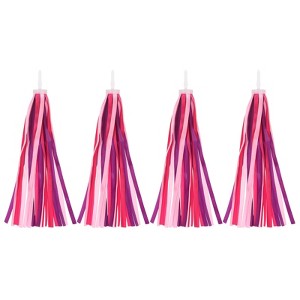 Unique Bargains Handlebar Tassel Ribbon Decorations Scooter Bike Streamers 4 Pcs - 1 of 4