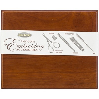 Sullivans Heirloom Embroidery Accessories W/Keepsake Box