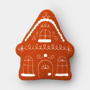 Christmas Gingerbread House Throw Pillow - Wondershop™ - 1 of 4
