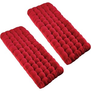 Zone Tech Camping Cot Pads Mattress - Red Premium Quality Outdoor Comfortable Thicker Cotton Lightweight Waterproof Bottom Pad Mattress - 1 of 4