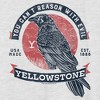 Women's Yellowstone Crow Yow Can't Reason With Evil Racerback Tank Top - image 2 of 4