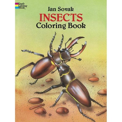 Insects Coloring Book - (Dover Nature Coloring Book) by  Jan Sovak (Paperback)