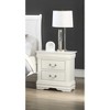 NicBex 15.75 inch Wide Nightstand with 2 Drawers,Side Table with Large Storage Space and Bracket Feet,Bedside Table for Bedroom,Living Room - 2 of 4