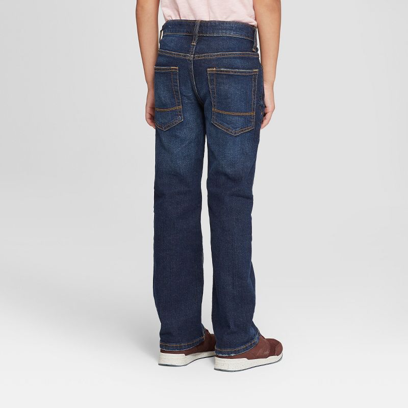 Boys' Stretch Bootcut Fit Jeans - Cat & Jack™, 2 of 4