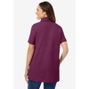 Woman Within Perfect Short-Sleeve Polo Shirt - 3 of 4