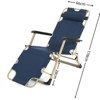 PAGED Folding Waterproof Terrace Lounge Chair Portable Patio Reclining Chair with Pillows for Garden, Pool, Patio - 2 of 4